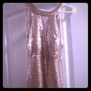 Rose gold formula or prom dress only worn once